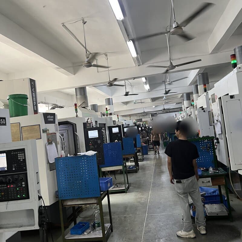 CNC machining aisle for complex precision interface component work