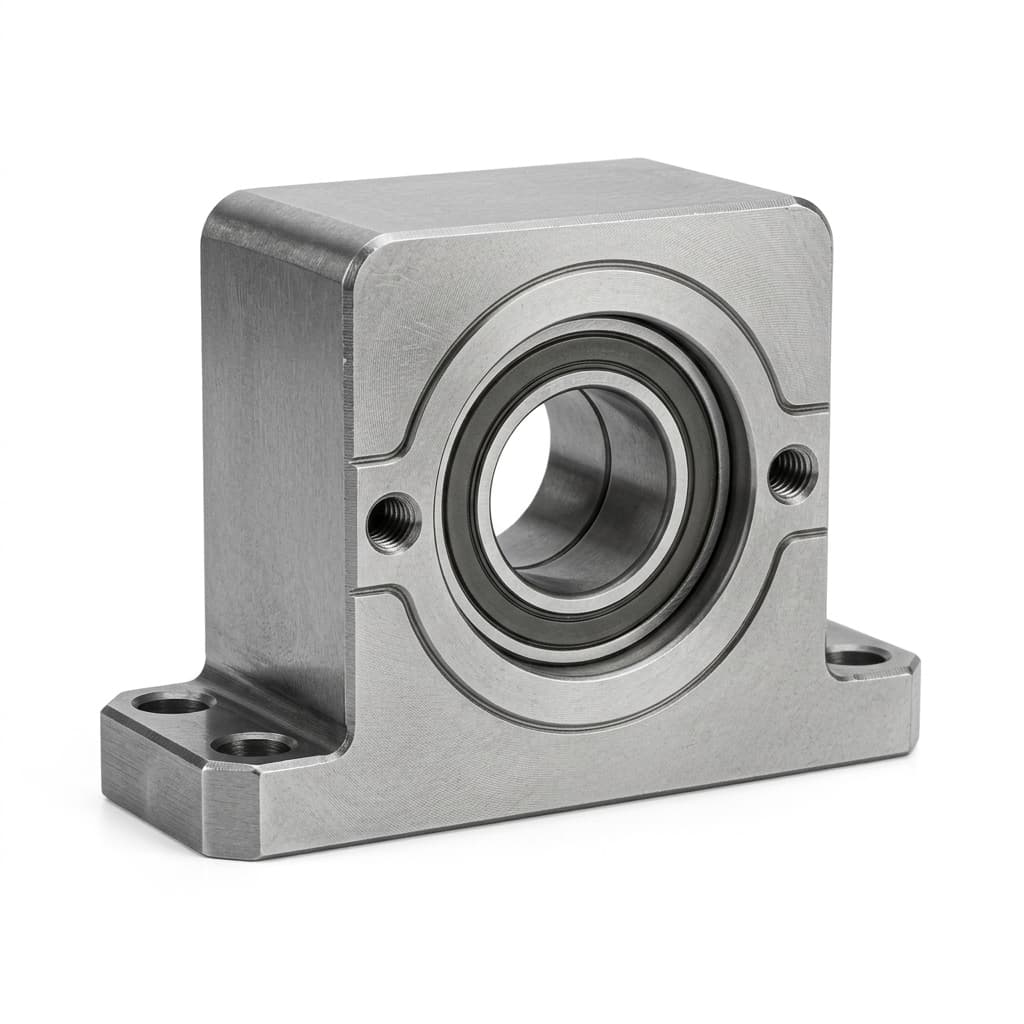 Heavy-duty CNC machined ball screw support block