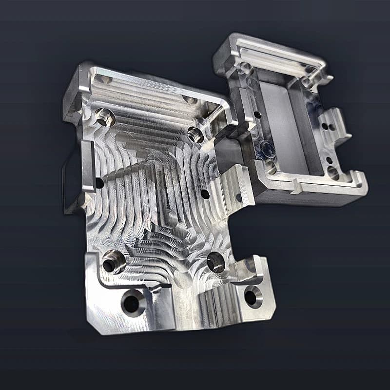 Custom multi-axis CNC machined precision metal part