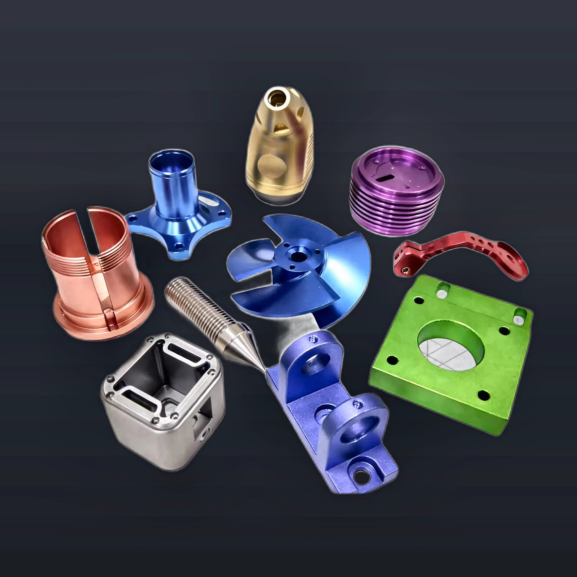 Precision CNC component visual for hardware startup sample iteration