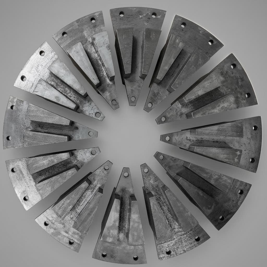 Soft magnetic composite core reference visual for bounded motor-adjacent route discussion